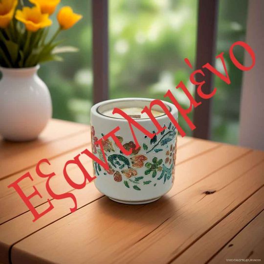 Φυτικό Κερί σόγιας σε ποτήρι Jesmonite ''Περσεφόνη''